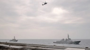 World News | Amid China's Assertiveness, US Pledges Cooperation with Japan, S Korea for Regional Peace