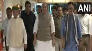 India News | All-party Meet: Rajnath Singh Appeals to Opposition to Maintain Sanctity of the Parliament Ahead of Budget Session