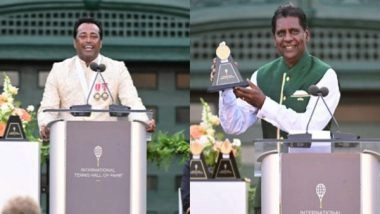 Sports News | Leander Paes, Vijay Amritraj Get Inducted into International Tennis Hall of Fame