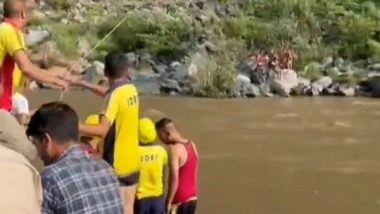 India News | Uttarakhand: SDRF, Police Rescue Four Youths Stranded in Kosi River