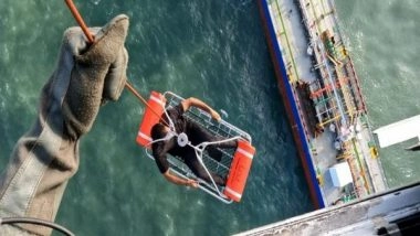 India News | ICG Evacuates Critically Ill Indian National from Motor Tanker Zeal off Gujarat Coast