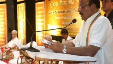 India News | Tripura Governor Attends Guru Purnima Event at Sukanta Academy