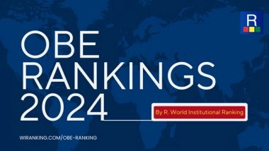 Business News | OBE Rankings 2024 by R. World Institutional Ranking: 4th Edition, Highlights Leading Institutions in India