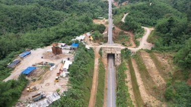 India News | 93 Pc Progress Achieved in Sairang Railway Project: Indian Railways