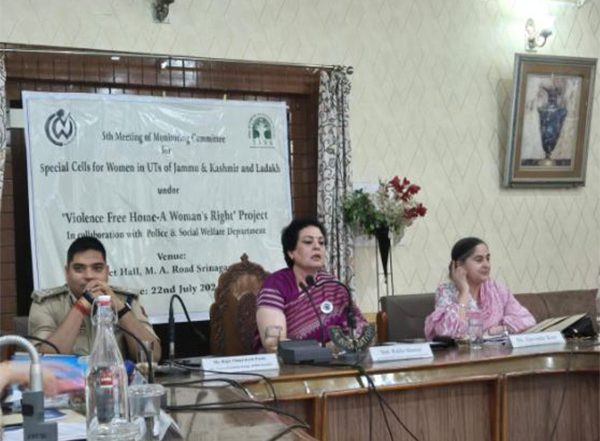 India News | NCW Chairperson Chairs 5th Monitoring Committee Meeting of Special Cells for Women in Srinagar