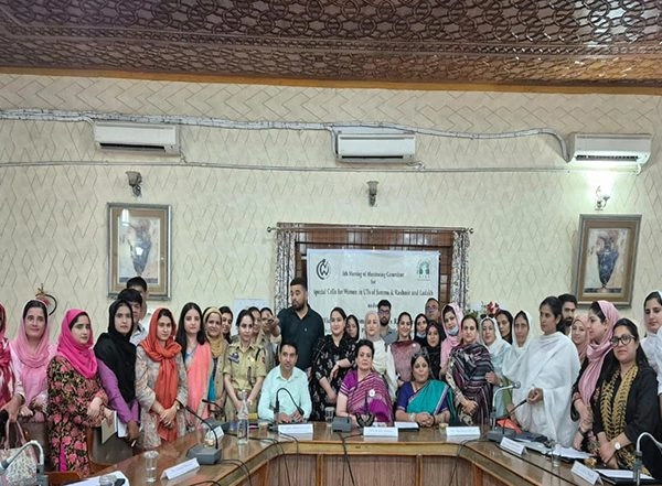 India News | 5th Monitoring Committee Meeting of Special Cells for Women Held in Srinagar