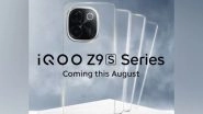 Tech News | IQOO Z9S Series Set to Debut in India