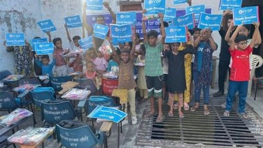 Business News | IYDF and 8 Abs Gym Collaborate for Child Welfare Event Spreading Love in Saket Nagar