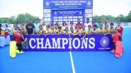 Sports News | Uttar Pradesh, Haryana Secure Titles in 2nd Hockey India Sub Junior Women, Men North Zone C'ship 2024