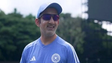 Sports News | Gautam Gambhir All Smiles as India Undergo Training Session for First T20I Against Sri Lanka