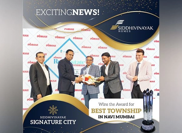 Business News | Siddhivinayak Homes Wins Prestigious Lokmat Real Estate Conclave 2024 Award for Best Township in Navi Mumbai