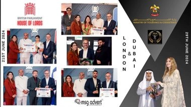 Business News | Msg Advert Pvt Ltd Celebrates Successful 53rd & 54th International Summit & Awards