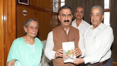 India News | Himachal CM Releases 'Ek Refugee Scientist' Autobiography
