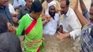 India News | YS Sharmila Accuses Centre of Not Giving Funds to Andhra Pradesh for Flood Control