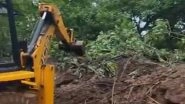 India News | Traffic Stalled at Tamhini Ghat in Raigad-Pune Route Due to Debris After Landslide