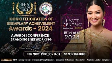 Business News | Iconic Felicitation of Exemplary Achievements Awards (IFEA) 2024 to Recognize Visionaries and Innovators in New Delhi on 18th August 2024