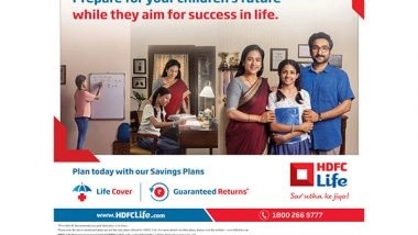 Business News | HDFC Life's Latest Campaign Drives the Need for Financial Preparedness Among Parents to Secure Their Child's Future