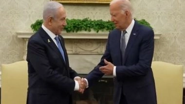 World News | US President Biden Hosts Israel PM Netanyahu at White House