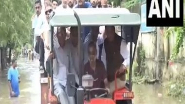 India News | Gujarat: Health Minister Rushikesh Patel Inspects Flood-affected Anand
