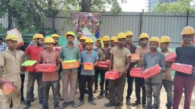 Business News | M3M Foundation Celebrates Savan by Supporting Migrant Workers in Delhi NCR with 20,000 T-Shirts and 20,000 Pairs of Shoes