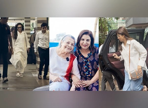 Entertainment News | From Shilpa Shetty to Rani Mukerji, Celebs Pay Last Respects to Farah, Sajid Khan's Mother Menaka Irani