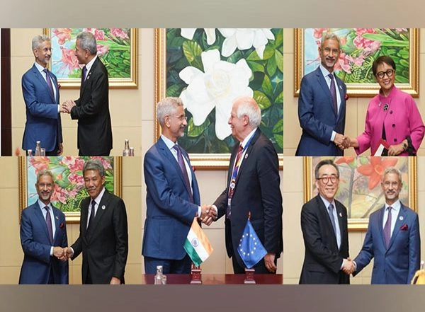 World News | Jaishankar Holds Meetings with Counterparts from Indonesia, Singapore, Malaysia, South Korea on Sidelines of ASEAN Events