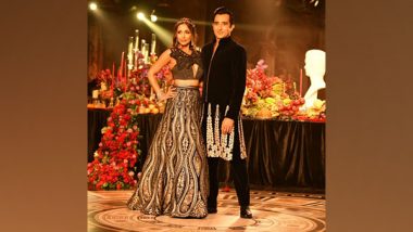 Entertainment News | Malaika Arora, Rahul Khanna Set Ramp Ablaze as Showstoppers at India Couture Week 2024