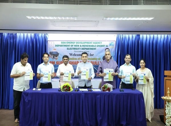 India News | Goa CM Launches 'Goem Vinamulya Vij Yevjan' to Boost Solar Rooftop Installation in State