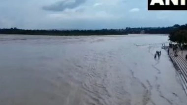 India News | Uttarakhand: Ganga Water Level in Rishikesh Rises Due to Heavy Rainfall