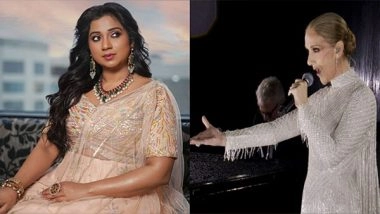 Entertainment News | Shreya Ghoshal Reacts to Celine Dion's Stunning Paris Olympics Performance