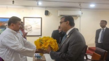 India News | WB Assembly LoP Suvendu Adhikari Met Bangladesh Deputy High Commission in Kolkata