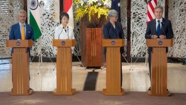 World News | Quad Committed to Improve People's Lives Across Indo-Pacific: Antony Blinken