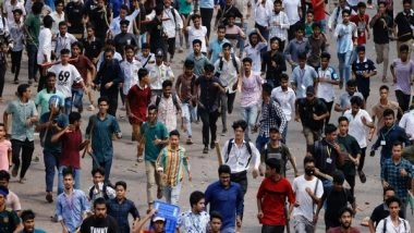 World News | Quota Reform Protesters Hold Demonstration Across Bangladesh