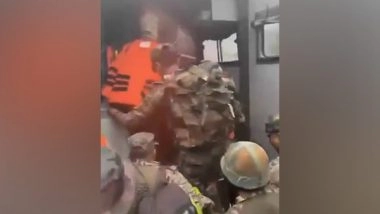 India News | Kerala Landslides: Indian Air Force Deploys Two Choppers for Rescue Ops in Wayanad