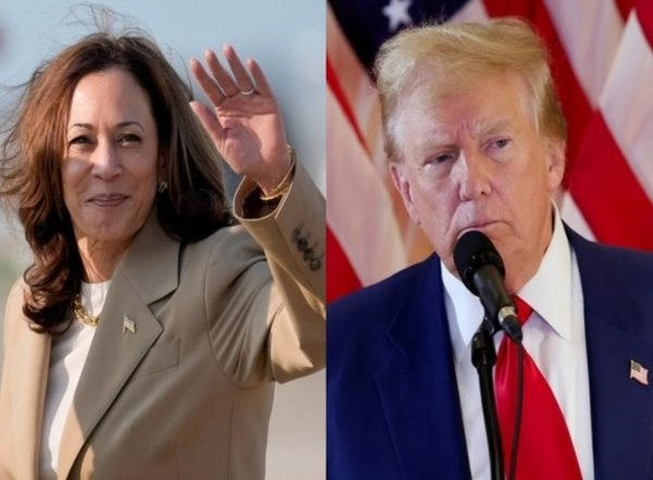 World News | Poll Shows Kamala Harris Even with Donald Trump in Swing States