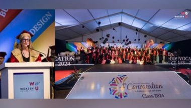 Business News | Eminent Psychologist Prof. Elizabeth Loftus Graces Woxsen University's 4th Convocation Ceremony