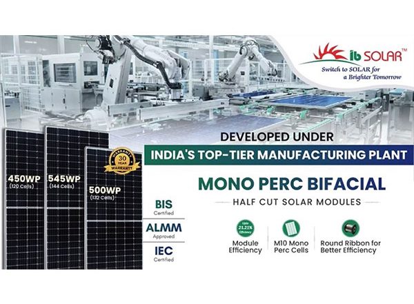 Business News | IB Solar Sets Standards in Mono PERC for High-Impact Industrial and National Projects