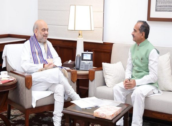 India News | New Rajasthan BJP Chief Madan Rathore Meets Amit Shah, Expresses Gratitude for Appointment