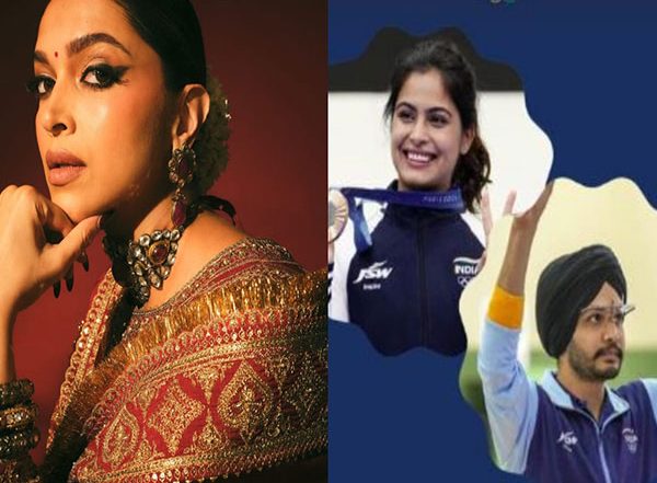 Entertainment News | Deepika Padukone Lauds Manu Bhaker, Sarabjot Singh for Winning Bronze in Paris Olympics