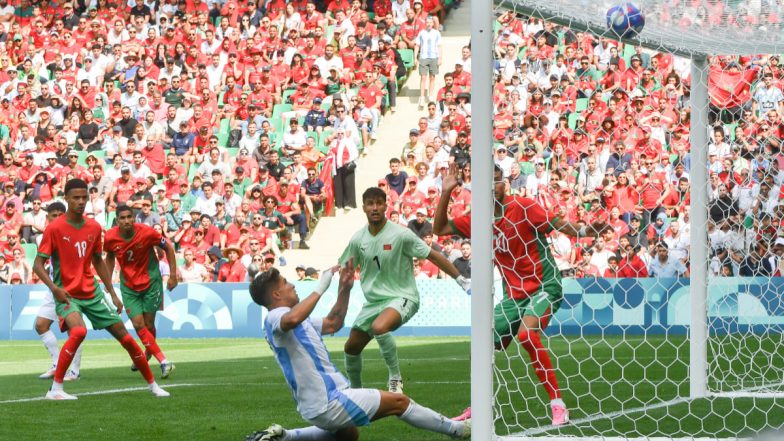 Argentina vs Morocco, Paris Olympics 2024 Football Match ‘Interrupted’ As Fans Invade Pitch Following Cristian Medina’s Late Equaliser