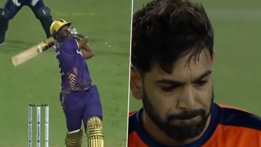 Andre Russell Smashes Massive 107M Six off Haris Rauf’s Bowling During San Francisco Unicorns vs LA Knight Riders MLC 2024 Match (Watch Video)