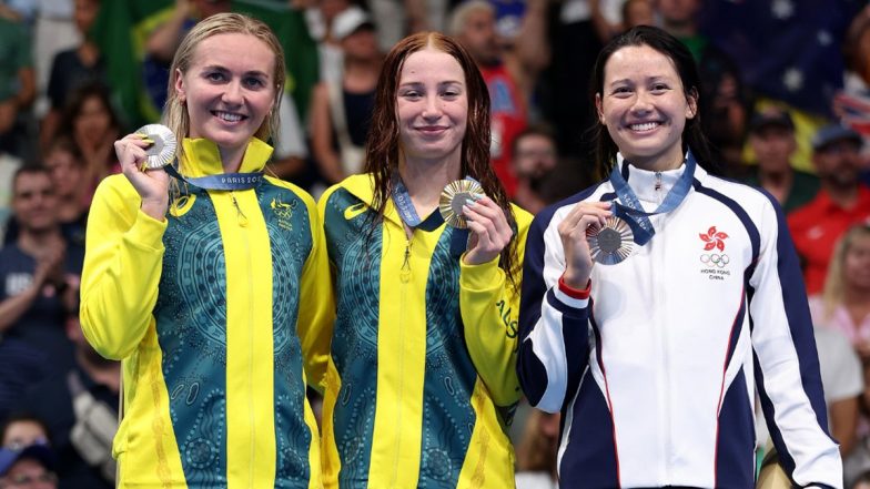 Mollie O'Callaghan Wins Her First Individual Olympic Gold Medal, Sets a New Olympic Record in Women's 200m Freestyle Swimming at Paris Olympics 2024