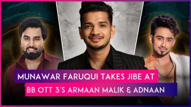 Munawar Faruqui Takes Sly Dig at ‘Bigg Boss OTT 3’ Contestant Armaan Malik’s POCSO Case, Mocks Adnaan Shaikh’s Short-Lived Journey on the Show