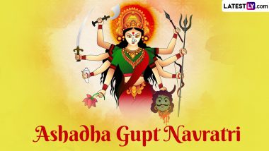 Ashadha Gupt Navratri 2024 Wishes and Images: Share Gupt Navratri Messages, Goddess Durga HD Wallpapers and Greetings To Celebrate the Auspicious Occasion