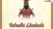 Ashadhi Ekadashi 2024 Wishes and HD Images: Send Shayani Ekadashi WhatsApp Messages, Wallpapers and Greetings To Worship Lord Vishnu