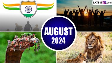 August 2024 Festivals, Events and Holidays Calendar: Independence Day, Raksha Bandhan, Friendship Day – Complete List of Important National and International Days and Dates in August