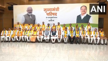 PM Narendra Modi Chairs Key Meeting of BJP CMs, Deputy CMs at Party Headquarters in Delhi; JP Nadda, Amit Shah and Rajnath Singh Attend (Watch Video)