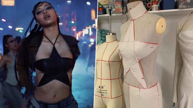 BLACKPINK’S Lisa at the Centre of Plagiarism Accusations by Chinese Designer Yue Yang for Star-Shaped Top Featured in ‘Rockstar’ Music Video (View Picture)