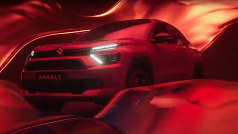 Citroen Basalt Coupe SUV Interior Teased; Tata Curvv Rival To Debut on August 2