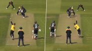 Ben Kellaway Takes Wickets While Bowling With Both His Left and Right Hands During Surrey vs Glamorgan One-Day Cup 2024 Match (Watch Video)